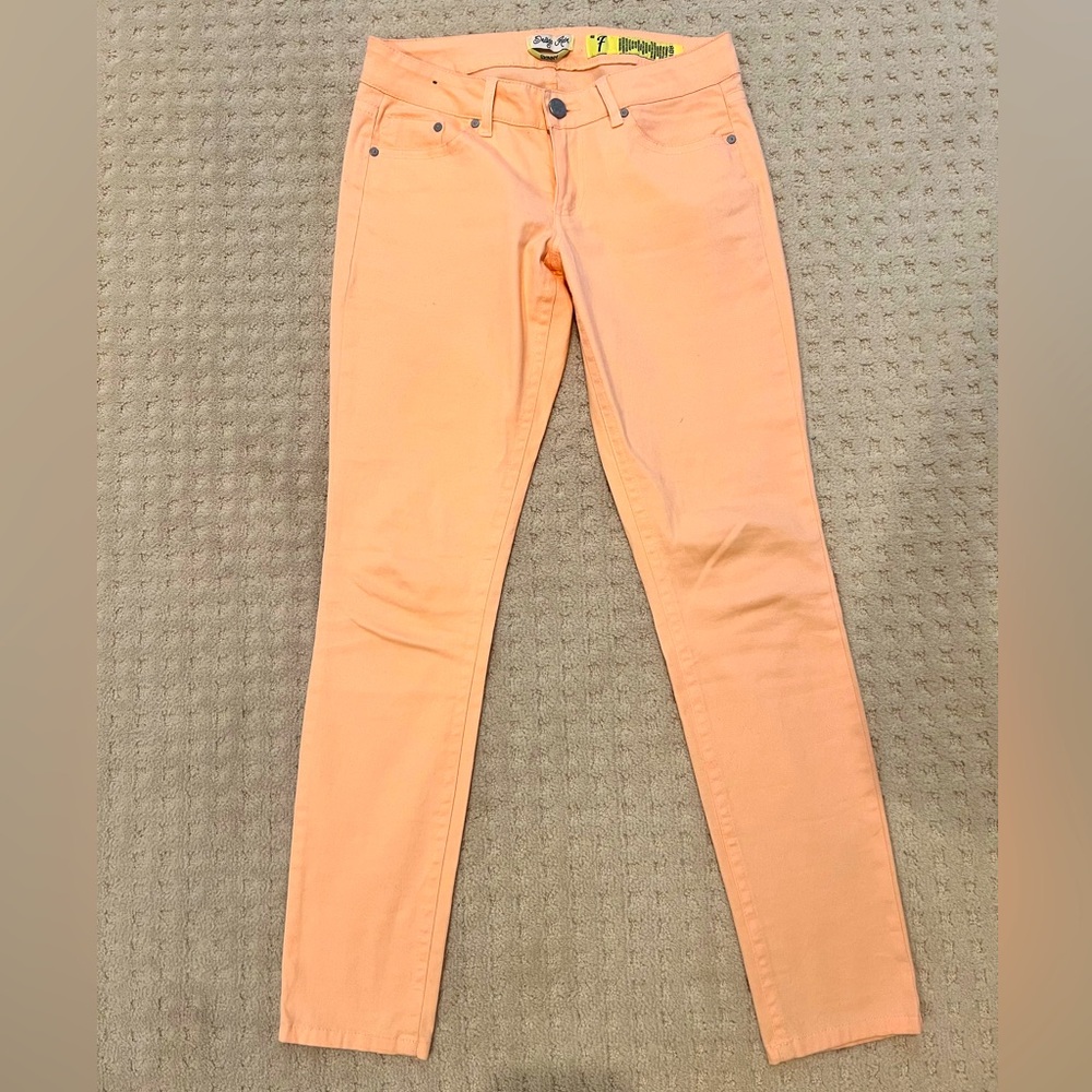 Peach Skinny Jeans